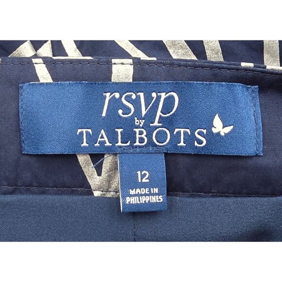 Women's - RSVP by Talbots Floral A-Line Skirt, Size 12 - Picture 8 of 10